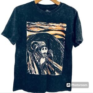 disney nightmare before christmas tie dye t shirt black size S women